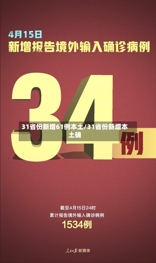 31省份新增61例本土/31省份新增本土确-第1张图片