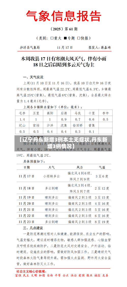 【辽宁丹东新增3例本土无症状,丹东新增3例情况】-第2张图片