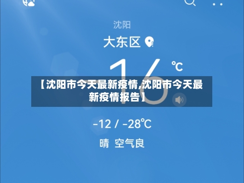 【沈阳市今天最新疫情,沈阳市今天最新疫情报告】-第2张图片